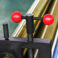 Machine de formage à rouleaux manuelle à 3 rouleaux pour tôles, machine à conduits d'air ronds pour systèmes CVC