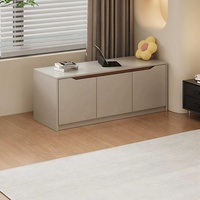 Armoire de rangement commerciale moderne et minimaliste en contreplaqué, réglable en hauteur, avec tiroirs verrouillables, multifonctionnelle pour l'école, la maison et le bureau