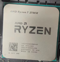 Procesador AMD Ryzen7 2700X Usado, 8 Núcleos, 16 Subprocesos, Socket AM4, Procesador de Escritorio de Segunda Mano, Chip de Juego Desmontado