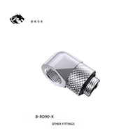Bykski B-RD90-X Coude rotatif à 90 degrés de qualité supérieure pour tubes rigides de refroidissement liquide, type divisé, DIY Chine