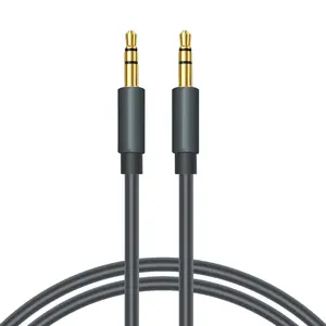 Kabel Aux Kustom Pabrik 3.5Mm Kabel Stereo Audio Tambahan Pria KE Pria Kompatibel dengan Headphone Mobil Ipod