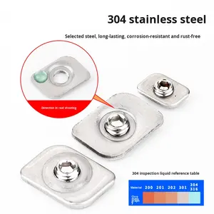 Dinggu – Lot de 4 loquets de fenêtre coulissants en acier inoxydable avec charnière et verrouillage, design léger et luxueux, sans perçage, prêt à l'emploi - Product Image 4