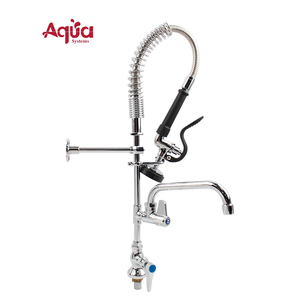 Grifo de prelavado mini de alta resistencia para encimera con caño adicional de 8 pulgadas, mezclador de fregadero comercial para restaurante - Product Image 1