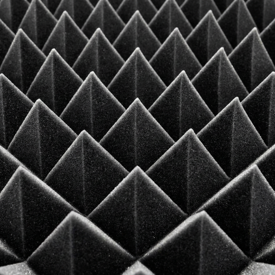Acoustic Foam Panel Pyramid Design Wall Tile for Studio Recording Room ...