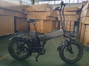 Vélo <span class=keywords><strong>pliable</strong></span> transfrontalier à batterie lithium, pneus neige 20 pouces 4.0, vélo de plage portable à batterie lithium - Product Image 1