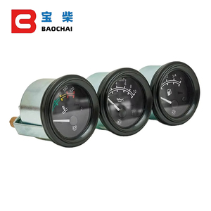 발전기 부속품 연료유 레벨 게이지 0~10바 오일 압력 게이지 40~120도 수온 게이지 - Product Image 1