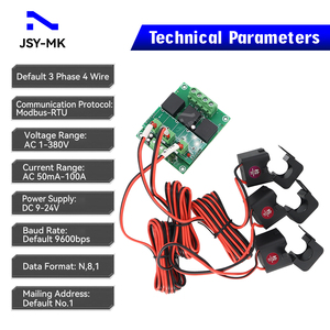 Módulo Medidor de Energía Trifásico Bidireccional JSY-MK-333G con Placa PCB, RS485 Modbus-RTU, 220V/380V - Product Image 2