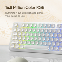 Teclado Musical Inalámbrico IP98S PRO de 98 Teclas con Sensación Mecánica, PBT de Doble Inyección, Batería de 4000 mAh, RGB, Compatible con Windows y Mac, para Oficina y Juegos, con Perilla