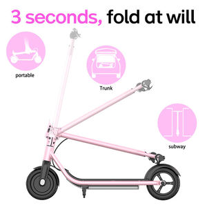 Monopattino Elettrico Pieghevole C1 con Telaio in Lega di Alluminio da 8 Pollici, Motore Brushless da 200W, 25km/h, Audio, LED, Impermeabile, per Pendolarismo Unisex - Product Image 4