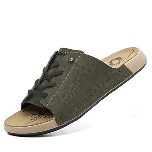 Sandalias de Masaje para Hombre con Punta Abierta, Parte Superior de Microfibra, para Playa, Verano, con Logotipo Personalizado - Product Image 4