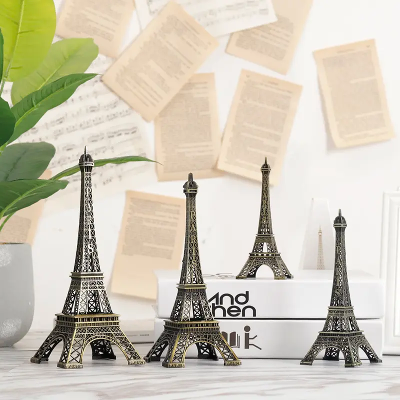 Gantungan Kunci Mini Perancis Paris Menara Eiffel gantungan kunci dekorasi bangunan terkenal