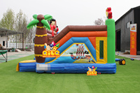 Pirate Party Gonflable Videur Commercial En Plein Air Enfants Sautant Château Rebond Maison Jumper Trampoline Gonflable Aire De Jeux