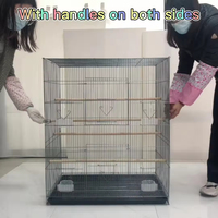 Cage à oiseaux de grande taille pour perroquets et canaris, idéale pour l'élevage, avec porte latérale - Vente chaude