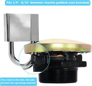 מיכל העברה הומצא מכסה דלק w/הברגה עבור העברה דיזל/עזר/אחסון משאית כלי תיבת דלק גז לחץ - Product Image 4