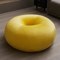 Yicheng Beauty Canapé pouf au sol en forme de beignet de luxe moderne Meubles de maison design Canapé de loisirs rond à vendre