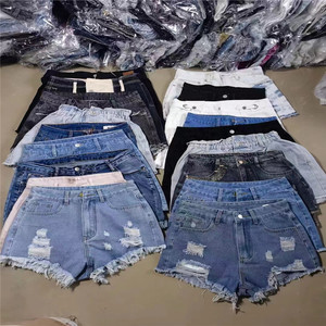 Shorts de Mezclilla de Verano Más Vendidos, Shorts de Mezclilla de Diseño Mixto para Mujer, Shorts de Mezclilla Modernos para Mujer Adulta - Product Image 1