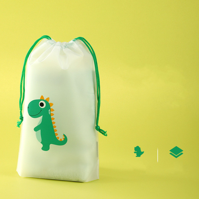 Custom Large Printed PE Nonwoven Eco-friendly Drawstring Bag Frosted Packaging Customized Color Logo KeTeng Brand Clothes Shoes