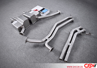 Système d'échappement automobile haute performance avec silencieux, collecteur et échappement arrière pour Audi A6 C7 2.5T 3.0T (2011-2018) – Vente directe usine