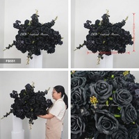 DKB Wholesale Luxury Artificial 60 cm White Table Centerpieces Flower Ball for Wedding Arrangements Decor