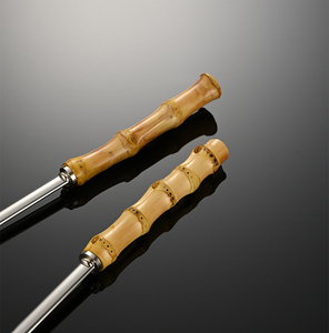 Cấp thực phẩm tre xử lý Scoop tiện ích nhà bếp thép không gỉ mì Canh Muỗng đặt 1058019 - Product Image 5