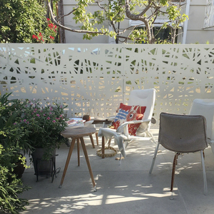 Elegante Rejilla Metálica de Jardín con Corte Láser, Valla Decorativa para Patio, Balcón, Privacidad, Delimitación de Jardín - Product Image 6