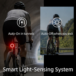 Lanterna Traseira LED para Bicicleta com Alarme Antifurto, Recarregável via USB, à Prova d'Água, Controle Remoto e Buzina para Bicicletas de Estrada, Montanha e Ciclismo Urbano - Product Image 3