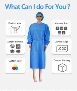 工厂手术服批发 5型6型 CE一次性加固隔离服 3级 LOGO包装定制 - Product Image 3