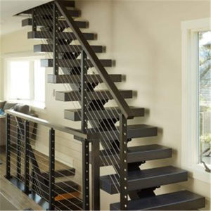 DAIYA — escalier moderne droit, avec escalier en bois et faisceau simple - Product Image 5