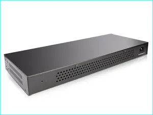 24ch Volledige Gigabit-Switches 1000Mbps Uplink Giga Lan Op Maat Gemaakte Oem 1u Rack-Mount Onbeheerde Ethernet-Netwerkswitch