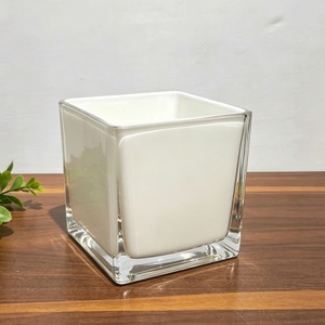 Stoples Kaca Kotak Minimalis Tebal Bening untuk Pembuatan Lilin DIY, Vas Tanaman Hidroponik & Wadah Kaca Mini Akuarium - Product Image 6
