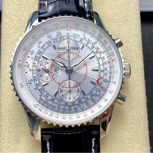 Reloj complejo multifuncional de lujo para hombre con espejo de zafiro y reloj con calendario de diseñador con correa de cuero genuino - Product Image 2