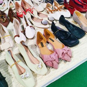 <span class=keywords><strong>Ballerine</strong></span> in Pelle Scamosciata con Decorazioni in Strass e Perle, Versatili e Comode, Slip-On con Punta Chiusa, Premium JackWen Factory - Product Image 5