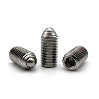 DIN934 din916 440 aluminium acier inoxydable m4 m2 m7 nylon moleté ensemble point plat cuvette point hexagonal six pans creux vis de réglage