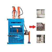 Compacteur vertical de déchets de qualité commerciale à double vérin hydraulique pour ferraille, plastique, bouteilles et carton