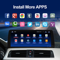Layar Android 12.8 inci untuk 3 seri CarPlay, layar sentuh F30 F31 F34 F32 F33 F36 NBT kepala Unit peningkatan navigasi Multimedia