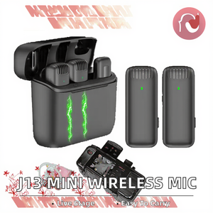 أحدث جهاز استقبال J13 من النوع C ميكروفون لاسلكي صغير J13 مع IOS ميكروفون lvalier معدني للهواتف الذكية والكاميرات الحية مدونات - Product Image 3