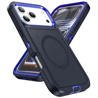 Robuuste schokbestendige magnetische telefoonhoes voor iPhone 17 Pro Max Air 16 15 14 Plus 13 draadloos opladen beschermhoes