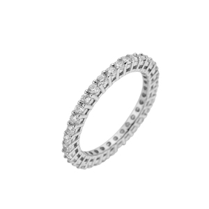 925 Wholesale Fine <strong>Silver</strong> <strong>Ring</strong> Moissanite Diamond 5A Cubic Zircon 14K 18k Gold Tennis Engagement GRA <strong>Rings</strong> for Women <strong>Men</strong> - Product Image 2