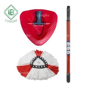 Compatible con la cabeza de trapeador <span class=keywords><strong>giratoria</strong></span> Viledas 360 grados Disco triangular Paño de trapeador giratorio Polo de trapeado - Product Image 1