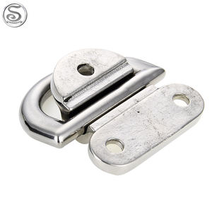 Taquet d'arrimage en acier inoxydable D anneau pont pliant oeil plaque arrimage pour Yacht pièces marines en verre polonais - Product Image 4