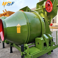Bétonnière MHF JZC 350L, 5,5 kW, mélangeur de ciment électrique pour les travaux d'infrastructure et de construction