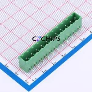 DB2ERC-5.0-11P-GN Plug-in Terminal Block P=5mm Connector Board-to-Board / Socket - Closed 1x11P 5mm Green - Product Image 1