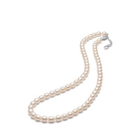 Collier de perles d'eau douce naturelles fines pour femmes, été, argent sterling 925, collier à perles, chaîne de clavicule, bijoux