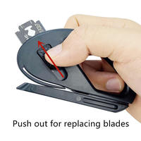 Cutter de sécurité Meihui Art pour papier d'emballage, découpeur de film vinyle, couteau pour wraps de voiture, couteau à vinyle artisanal, couteau utilitaire