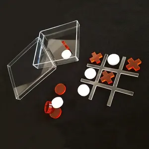 Judaica Acryl Tic Tac Toe Spielset mit abnehmbaren Teilen