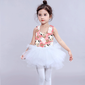 Leche seda <span class=keywords><strong>vaca</strong></span> diseño bebé infantil lindo sin mangas niños niñas tul Boutique vestido niños tutú vestido - Product Image 1
