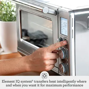 HOTDEAL多功能台面烤箱，带元素智商系统13烹饪功能空气油炸或脱水，超对流技术