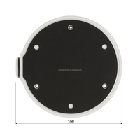 Boîtier de jonction en alliage d'aluminium TR-JB04-C-IN pour Uniview série 323 Fix-dome (prise en charge du câblage à l'arrière) Blanc/Noir/Gris Montage mural