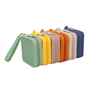 Custom <b>Mini</b> Makeup Pouch With Dustproof Cover Silicone Coin Bag Cosmetic Travel Organizer for Purse Toiletries - Product Image 3