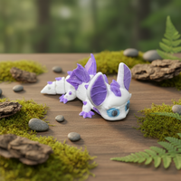 3D-Gedruckter Drache Bunter 3D-Gedruckter Flexibler Beweglicher Drache Fidget-Spielzeug für Heimdekoration Autismus Stressabbau Fidget-Spielzeug